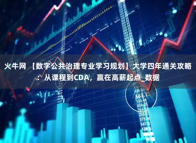 火牛网 【数字公共治理专业学习规划】大学四年通关攻略：从课程到CDA，赢在高薪起点_数据